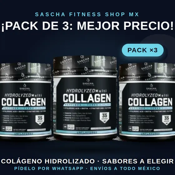 Pack 3× Colágeno
