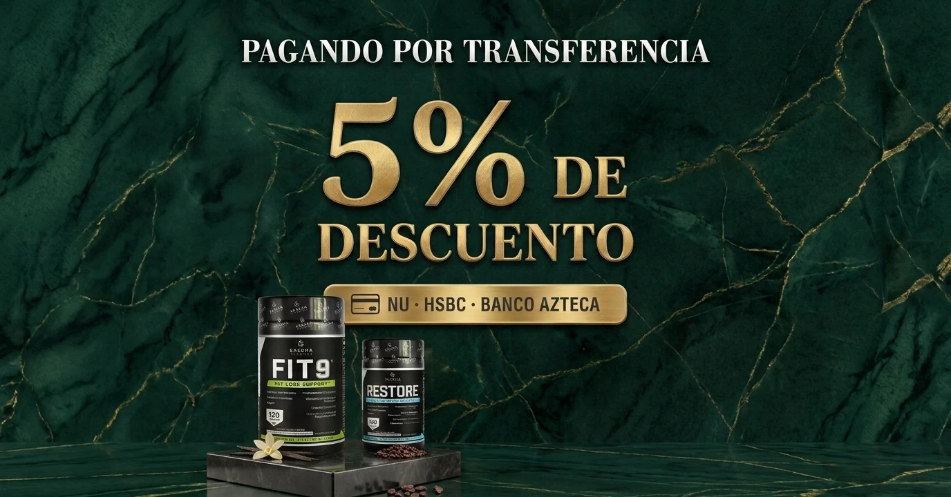 5% de descuento pagando por transferencia